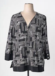 Top stretch manches longues noir JOSEPH RIBKOFF femme