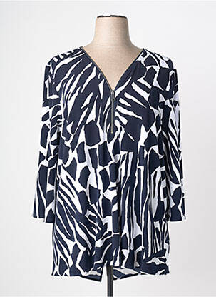 Top stretch manches 3/4 noir JOSEPH RIBKOFF femme