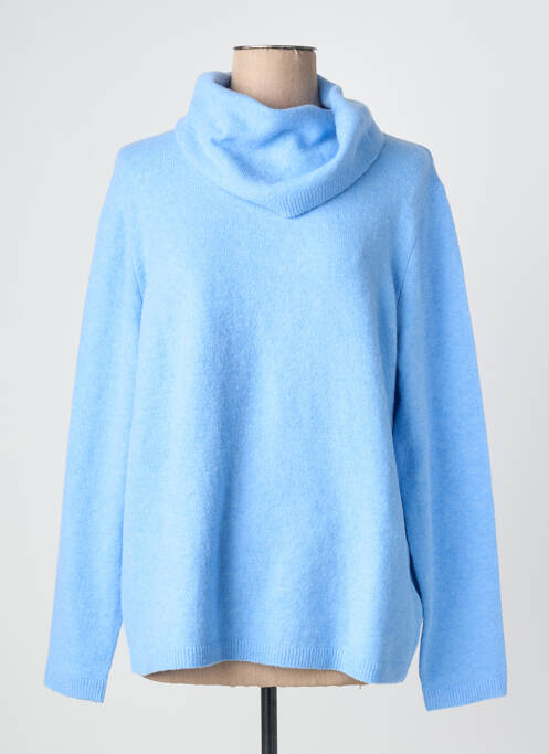 Pull col roulé stretch manches longues bleu GERRY WEBER femme