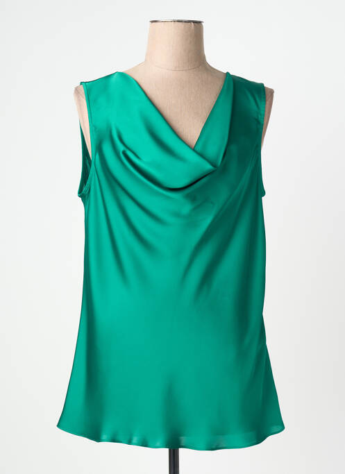 Top sans manche sans manche vert JOSEPH RIBKOFF femme