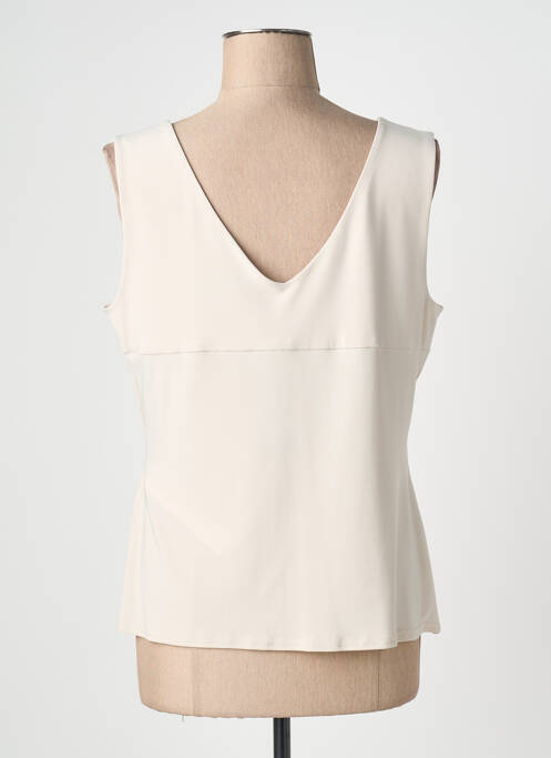 Top stretch sans manche beige JOSEPH RIBKOFF femme