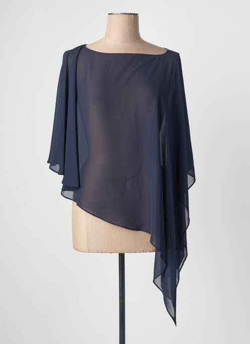Poncho bleu JOSEPH RIBKOFF femme