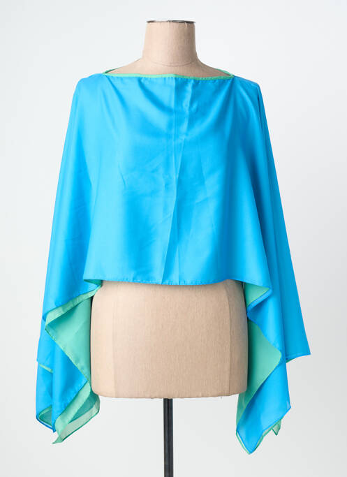 Poncho bleu DIANA GALLESI femme