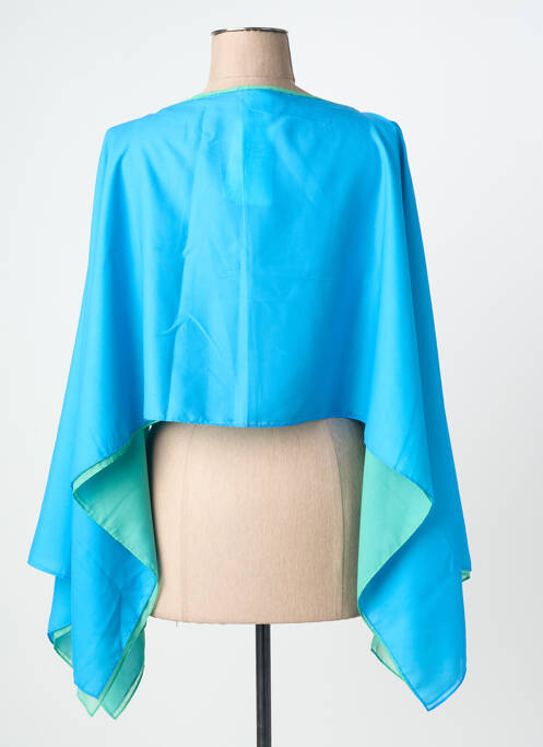 Poncho bleu DIANA GALLESI femme