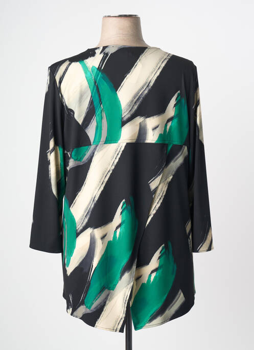 Tunique manches longues imprimé fantaisie noir JOSEPH RIBKOFF femme