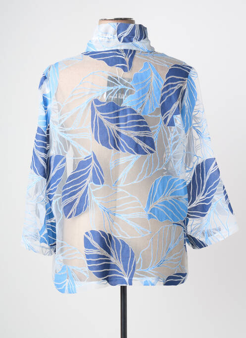 Veste casual coupe droite bleu JOSEPH RIBKOFF femme