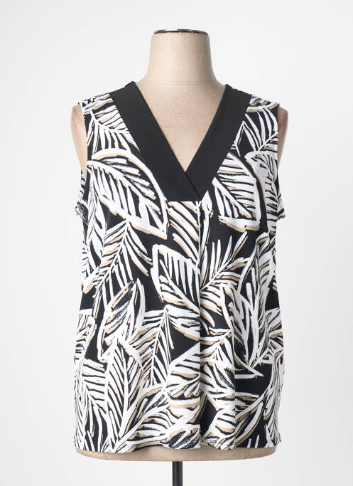Top stretch sans manche noir JOSEPH RIBKOFF femme