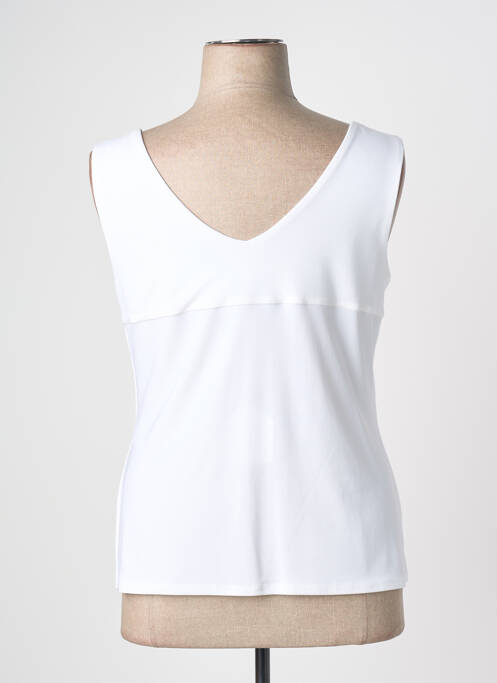 Top stretch sans manche blanc JOSEPH RIBKOFF femme