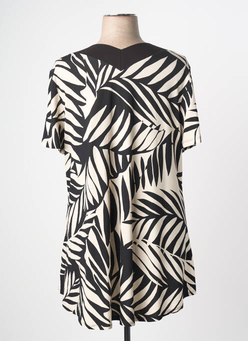 Top stretch manches courtes noir JOSEPH RIBKOFF femme