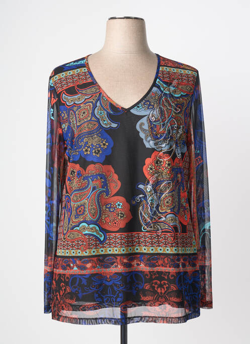 T-shirt manches longues manches longues bleu JOSEPH RIBKOFF femme