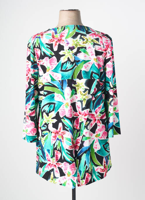 Top stretch manches 3/4 vert JOSEPH RIBKOFF femme