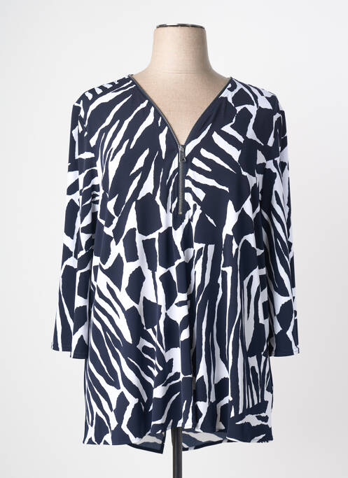 Top stretch manches 3/4 noir JOSEPH RIBKOFF femme