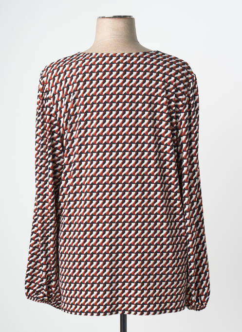 Top stretch manches longues marron JOSEPH RIBKOFF femme