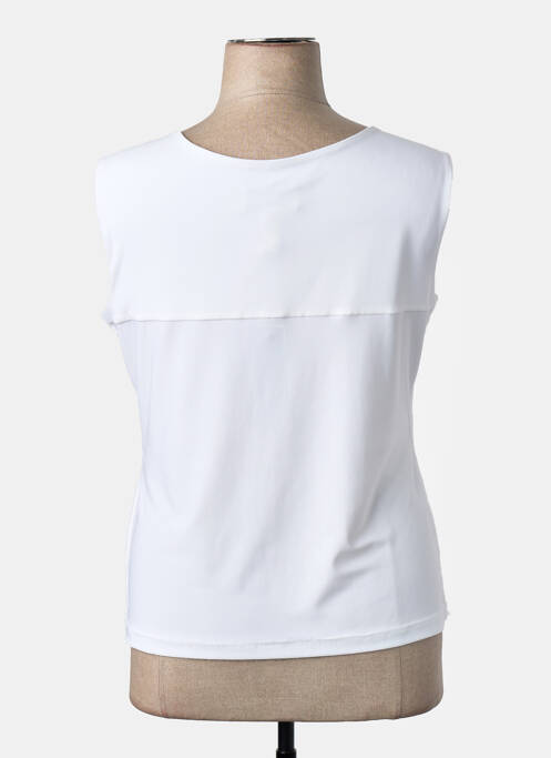 Top stretch sans manche blanc JOSEPH RIBKOFF femme