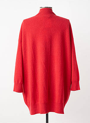 Gilet manches longues stretch rouge ESTHEME femme
