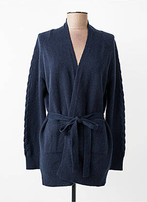 Gilet manches longues stretch bleu ESTHEME femme