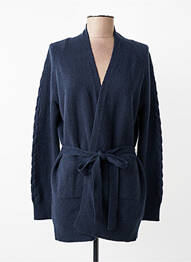 Gilet manches longues stretch bleu ESTHEME femme