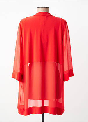 Veste chic tissage crêpe rouge JOSEPH RIBKOFF femme