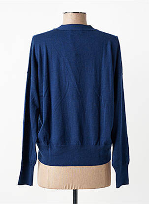 Gilet manches longues stretch bleu ESTHEME femme