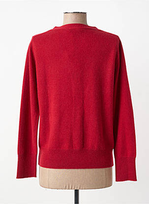Gilet manches longues stretch rouge ESTHEME femme