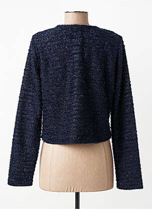 Veste chic col rond bleu SOMMERMANN femme
