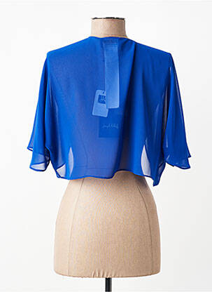 Boléro manches courtes bleu JOSEPH RIBKOFF femme