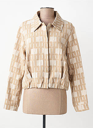 Blouson finition intérieure doublure satiné beige GERRY WEBER femme