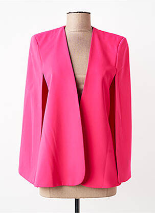 Poncho col v rose DIANA GALLESI femme