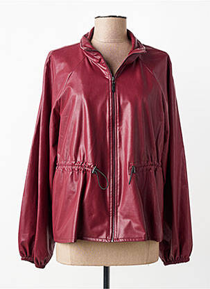 Veste casual poches rouge JOSEPH RIBKOFF femme