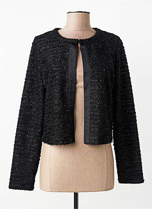 Veste chic col rond noir SOMMERMANN femme