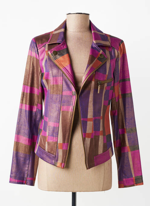 Blazer coupe cintrée violet JOSEPH RIBKOFF femme