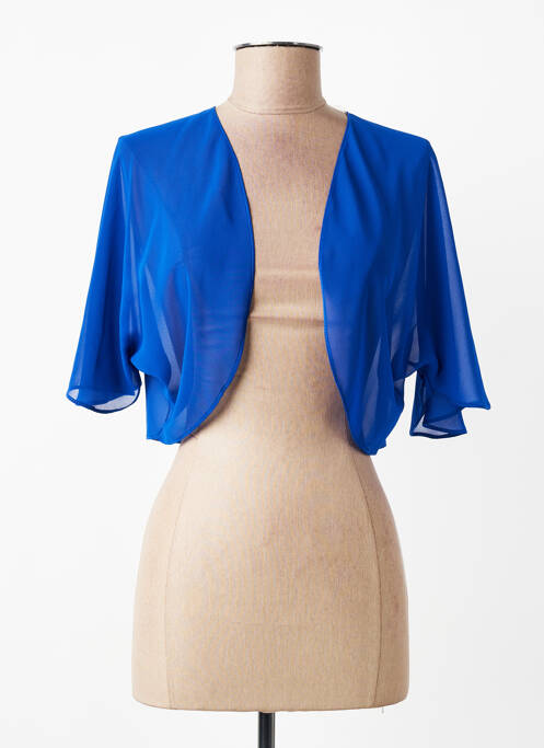 Boléro manches courtes bleu JOSEPH RIBKOFF femme
