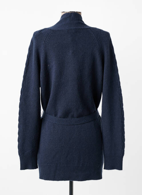 Gilet manches longues stretch bleu ESTHEME femme