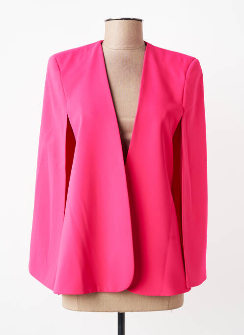 Poncho col v rose DIANA GALLESI femme