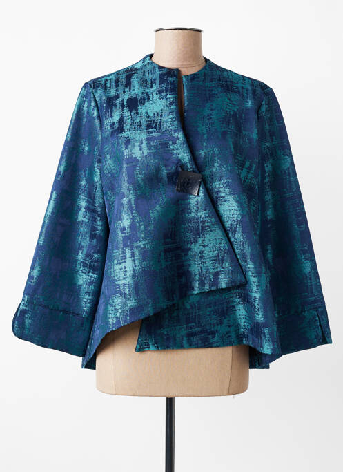 Veste chic col rond vert JOSEPH RIBKOFF femme