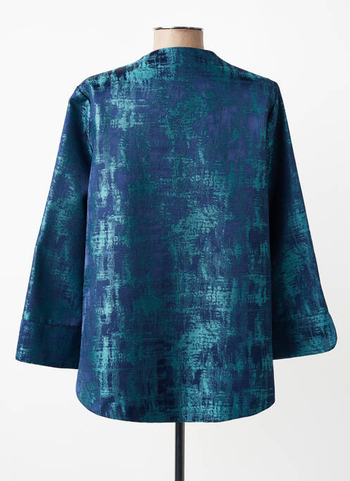 Veste chic col rond vert JOSEPH RIBKOFF femme