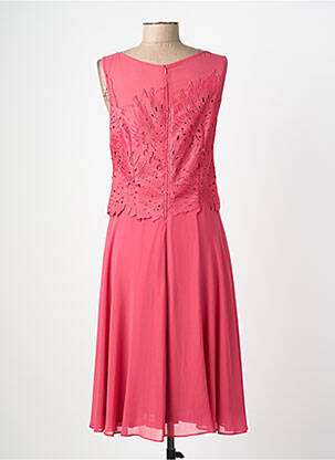 Robe mi-longue sans manche sans manche rouge VERA MONT femme