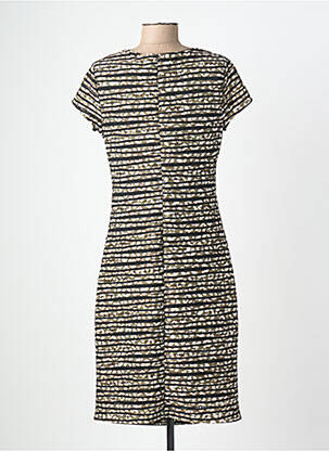 Robe mi-longue manches courtes manches courtes vert JOSEPH RIBKOFF femme