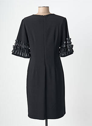 Robe mi-longue manches courtes manches courtes noir JOSEPH RIBKOFF femme