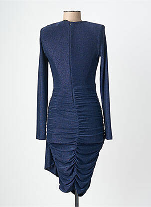 Robe mi-longue manches longues manches longues bleu JOSEPH RIBKOFF femme