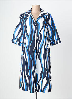 Robe courte manches courtes manches courtes bleu JOSEPH RIBKOFF femme