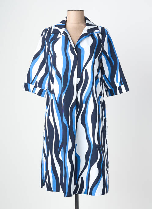 Robe courte manches courtes manches courtes bleu JOSEPH RIBKOFF femme