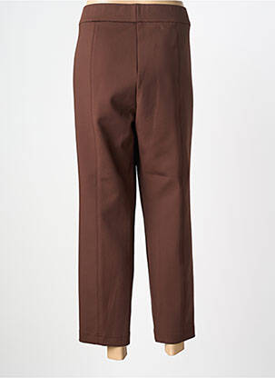 Pantalon 7/8 stretch taille normale marron BASLER femme