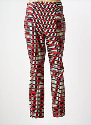 Pantalon 7/8 stretch taille normale rouge GARDEUR femme