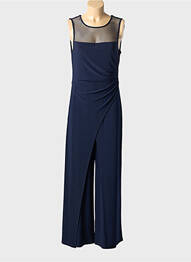 Combi-pantalon sans manche sans manche bleu JOSEPH RIBKOFF femme