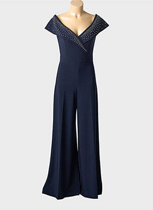 Combi-pantalon manches courtes manches courtes bleu JOSEPH RIBKOFF femme