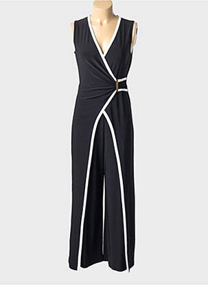 Combi-pantalon coupe cintrée sans manche noir JOSEPH RIBKOFF femme