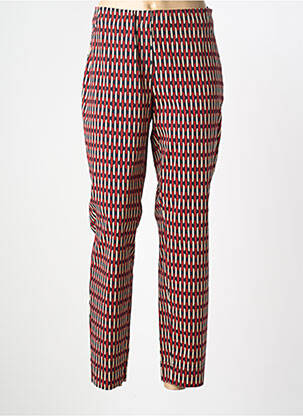 Pantalon 7/8 stretch taille normale rouge GARDEUR femme