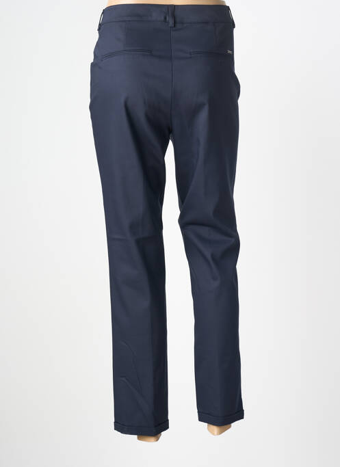 Pantalon 7/8 tissage popeline taille normale bleu GARDEUR femme