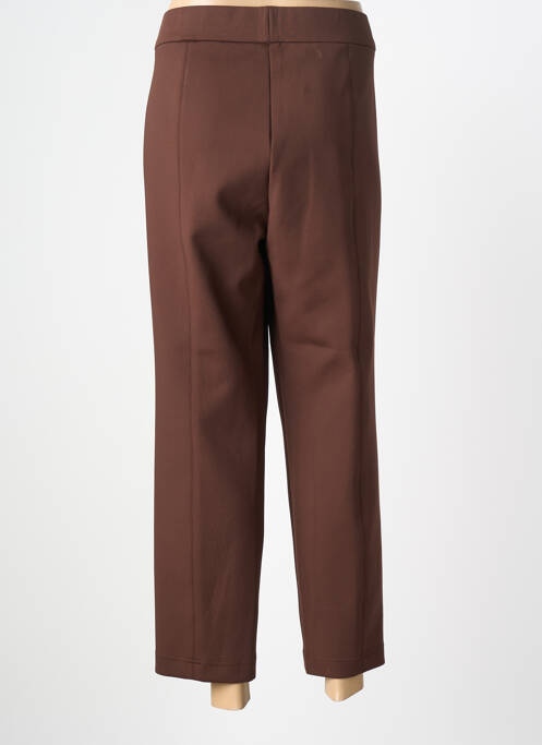 Pantalon 7/8 stretch taille normale marron BASLER femme